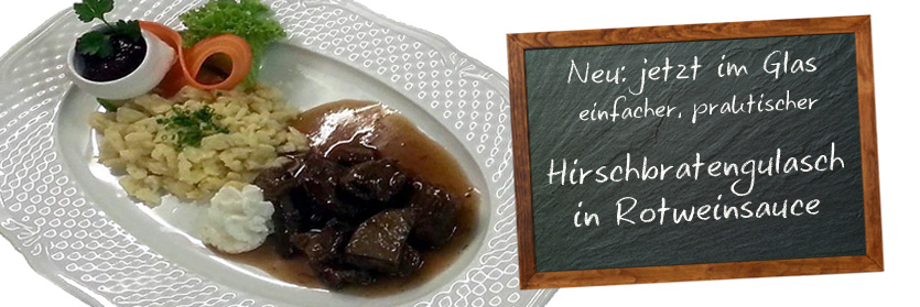 Hirschgulasch