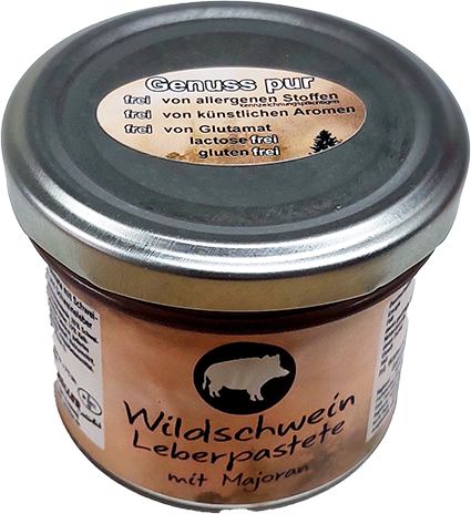 Wildschwein Leberpastete mit Majoran