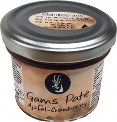 Gams Paté mit Cranberry Apfel