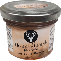 Hirschfleisch Pastete mit Wild-Preiselbeeren